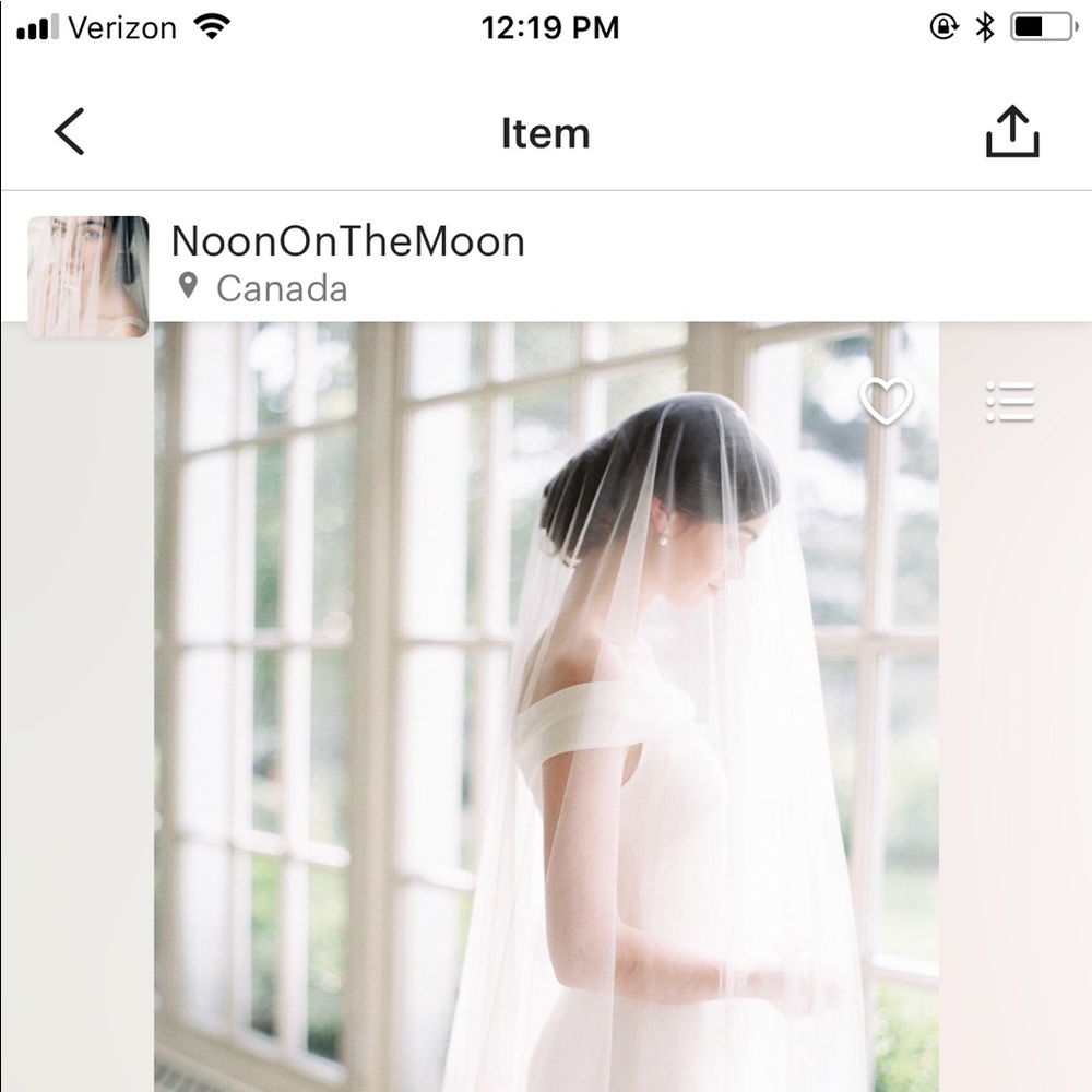 English net wedding veil